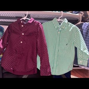 Boy's 4 Button Up Shirts